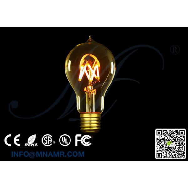 20 Watt Equivalent LED Edison Light Bulbs 3W Bayonet Lamp Base A19 A60 Holiday Decorative Lighting