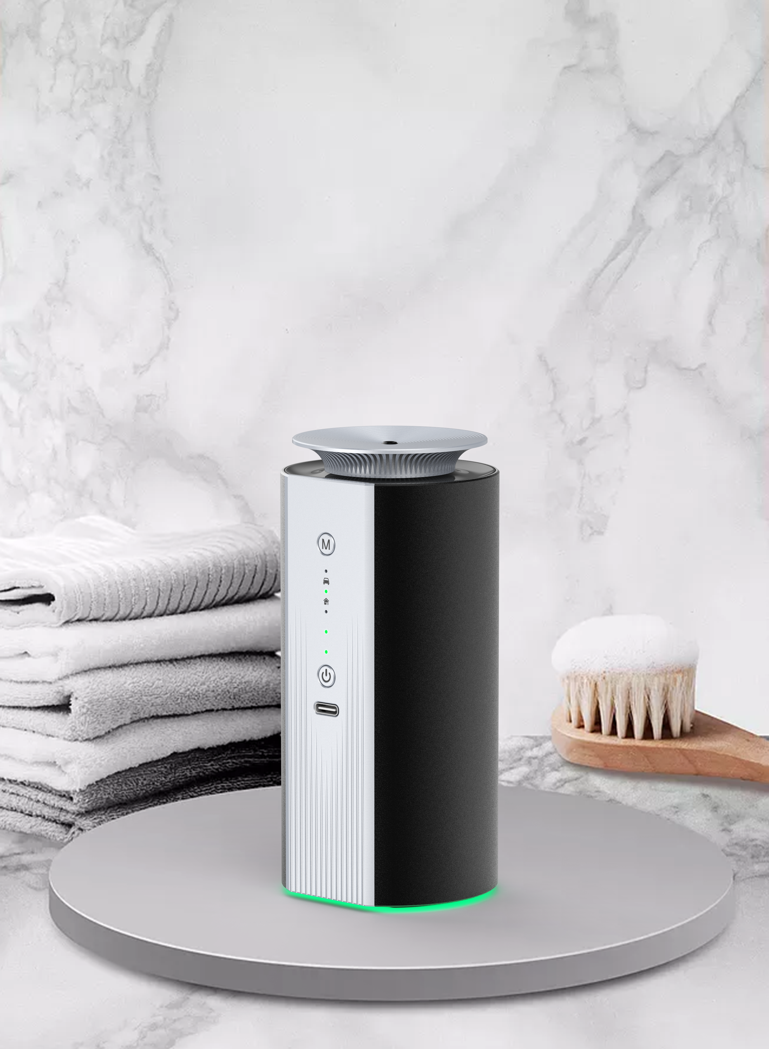 100mA PP PBT Portable Aromatherapy Diffuser Waterless Aluminum 0.1ml/H