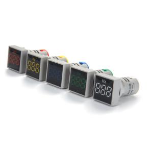 China 22mm Square Frequency Indicator Meter with crystal cover wholesale