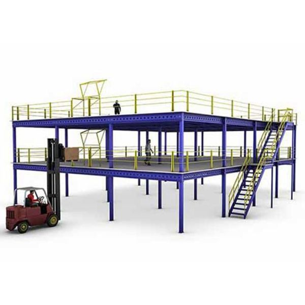 Q235B Pallet Rack Mezzanine Racking System ISO9001 Galvanized