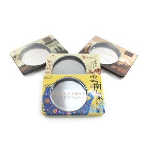 collective rectangular DVD tin box with window