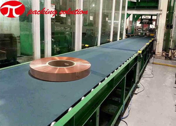 Quality LLDPE Copper Wire Wrapping Machine Automatic OD 800mm for sale