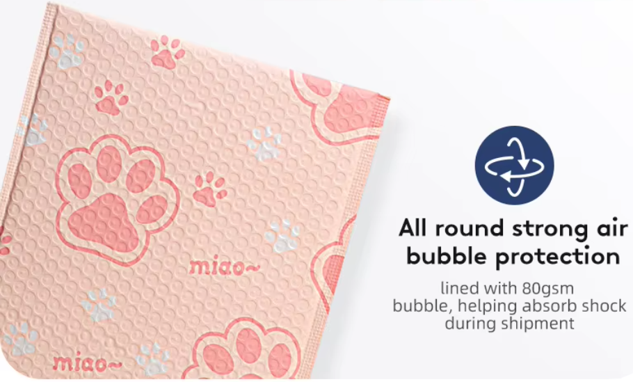 Co-Extruded Thickened Padded Envelopes Bubble Package Bag For Bubble Mailing Bag