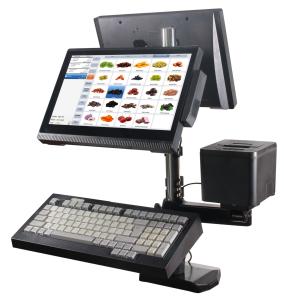ASCI Keyboard Optional and 80mm Thermal Receipt Printer for HDD-780 POS Cash Register
