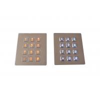 China PS/2 or USB led backlit metal numeric keypad with protuberant keys RS232 interface for sale