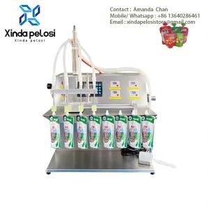 Customizable Automatic Shape Sauce Doypack Stand Up Spout Pouch Filling Sealing Machine For Sale