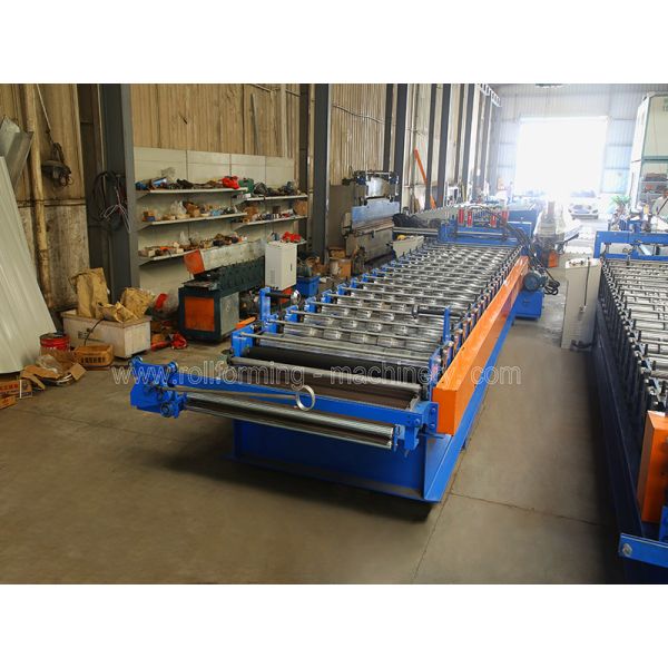 YX35-199-990 Glazed Tile Roll Forming Machine WIth 5T Decoiler