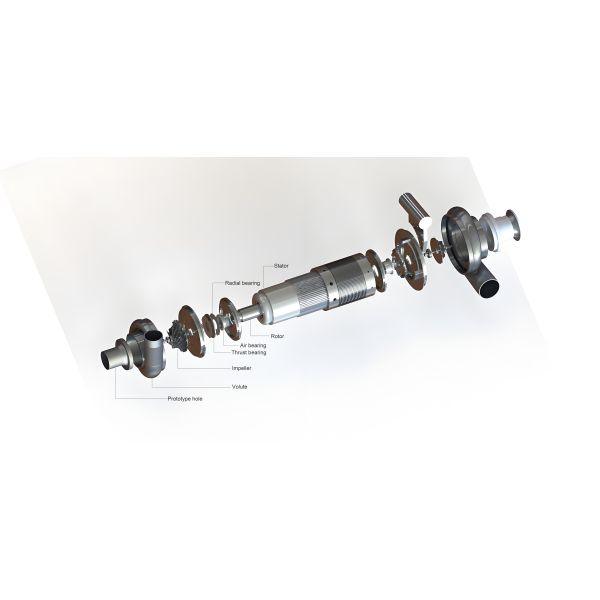 Industrial High Pressure Wastewater Treatment Plant Aeration Blowers 40 - 400KPa