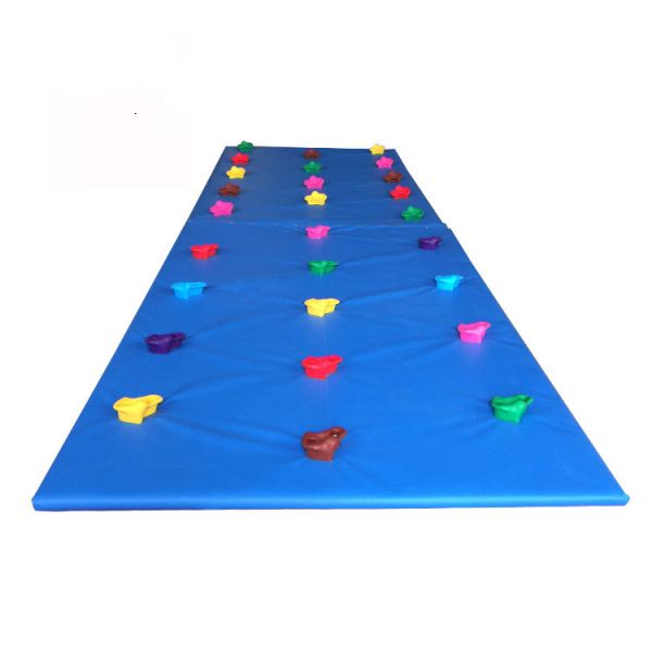 Plastic Kids Outdoor Climbing Wall Stones Customized Size For Park / School