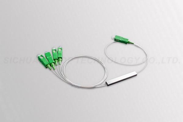 Quality 1 * 2 Fiber Optic Splitter SC / APC Fan Out For PON Network Connection for sale