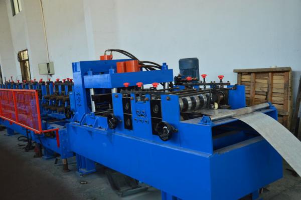 Quality Section Roof CZ Purlin Roll Forming Machine , Ceiling Purlin C Channel Roll Forming Machine for sale