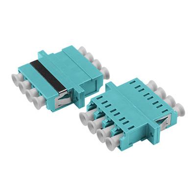 Quality LC OM3 QUAD Welding Symmetry-type Adapter With Flange for sale