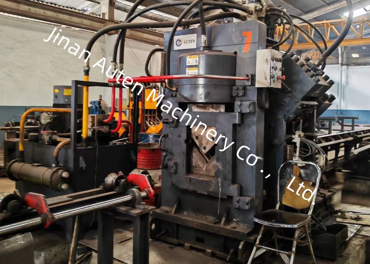 2 Punches Per Side CNC Angle Punching Marking Shearing Line Machine 630KN Punching Force