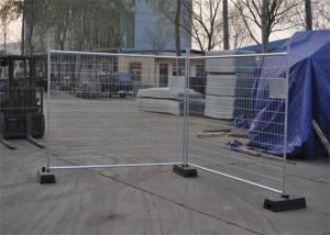 Construction Removable Temporary Fencing , Temporary Chain Link Fence Panels