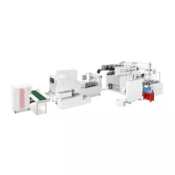 New Hot Melt Sealing Automatic Paper Bag Making Machine High Speed