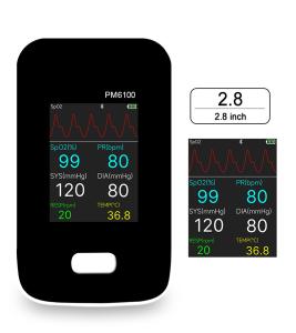6 Parameters Handheld Bluetooth li battery Blood Pressure,SPO2,ECG Pantient Monitor