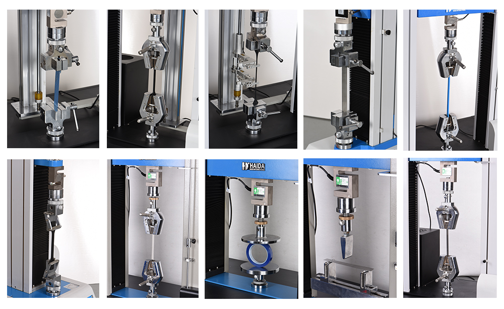 tensile tester fixtures