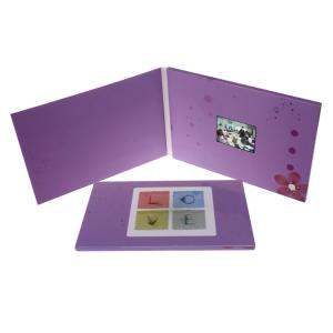 China USB Downlaoding Custom Video Greeting Cards CMYK Printing Handmade on sale