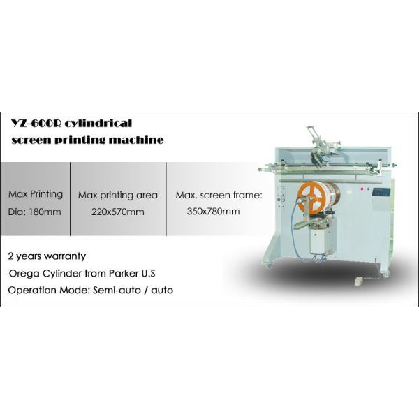 automatic pneumatic round drum screen printing machine for sale