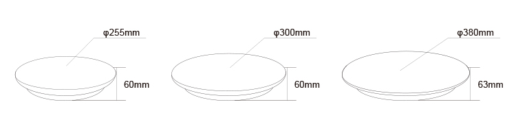 IP65 Waterproof LED Ceiling Light with Emergency Function and 50000 Hours Lifespan for Commercial Use