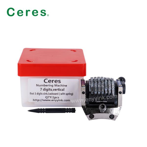 Quality Leibinger Numbering Machine Parts GTO Offset Machine 7 Digits Backward Gothic for sale