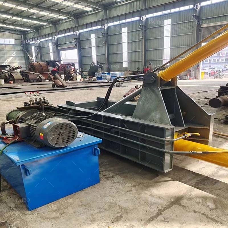 Machine Weight 5000kg Waste Metal Baler Aluminum Cans Scrap Metal Press Baler Machine