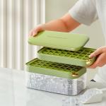 Fridge Multilayer Stackable Ice Cube Trays 32 Grids Flip Out Custom Ice Cube