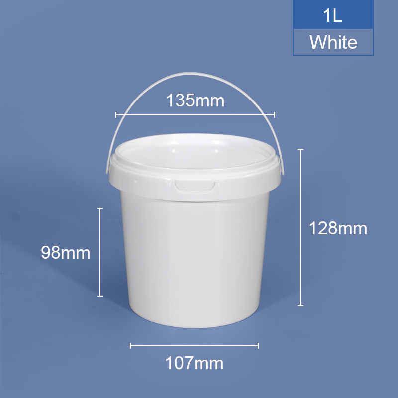 Food Grade Beverage Plastic Candy Buckets Halloween Container with Lids and Handles
