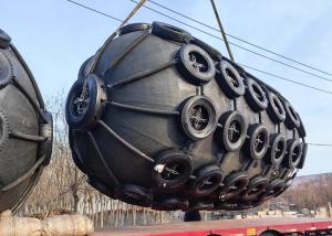 China Yokohama STS STD Pneumatic Rubber Fender Marine Ball With Chain And Tires Net wholesale