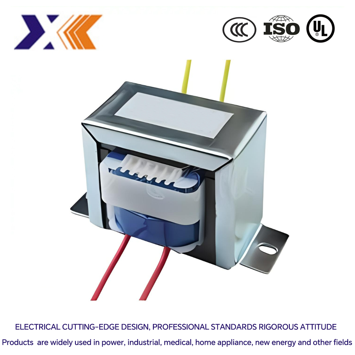 Customized D/C Ei Type Two-winding Transformer for Low Frequency Power Supply Charging