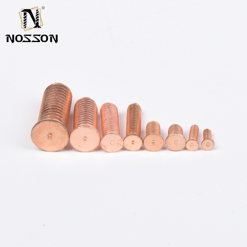 Copper Industry-Approved Stainless Steel Welded Stud Spot Welding Screw Bolt Fastener with Plain Finish