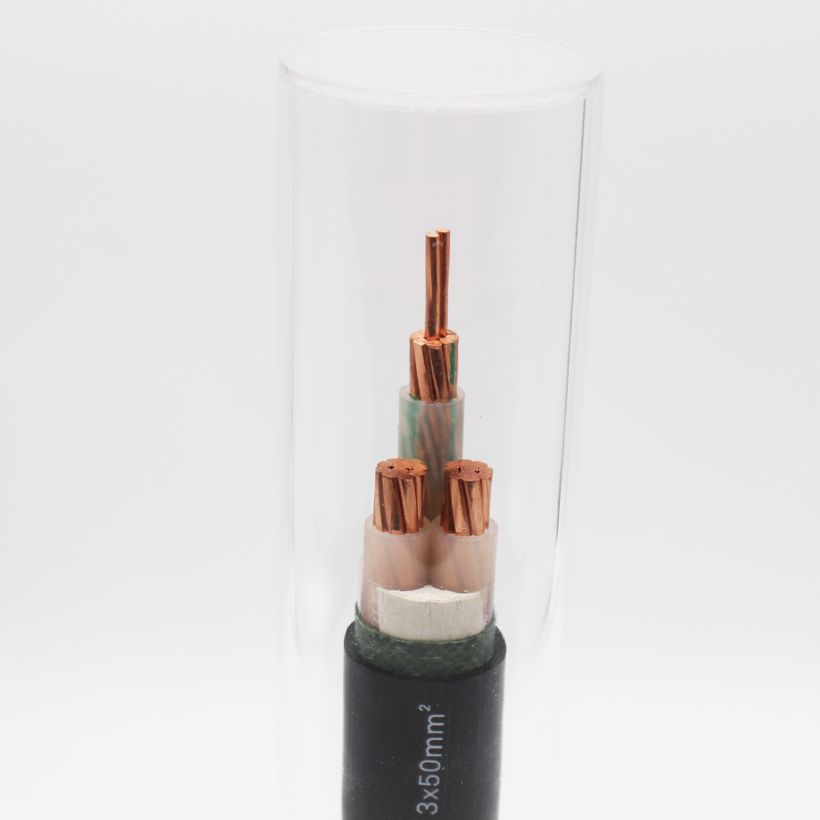 0.6/1KV Low Voltage Copper Conductor XLPE Insulated PVC Sheath Power Cable with 3 Cores