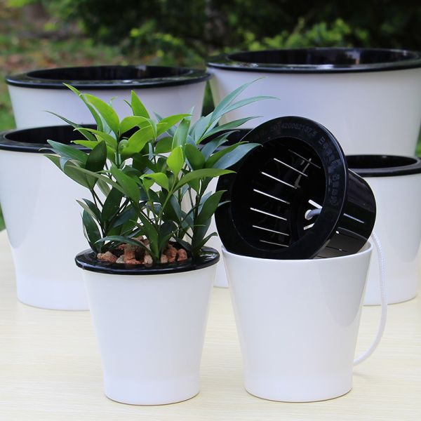 OD 110mm Cone Sprout Sauto Reservoir Self Watering Houseplant Pots