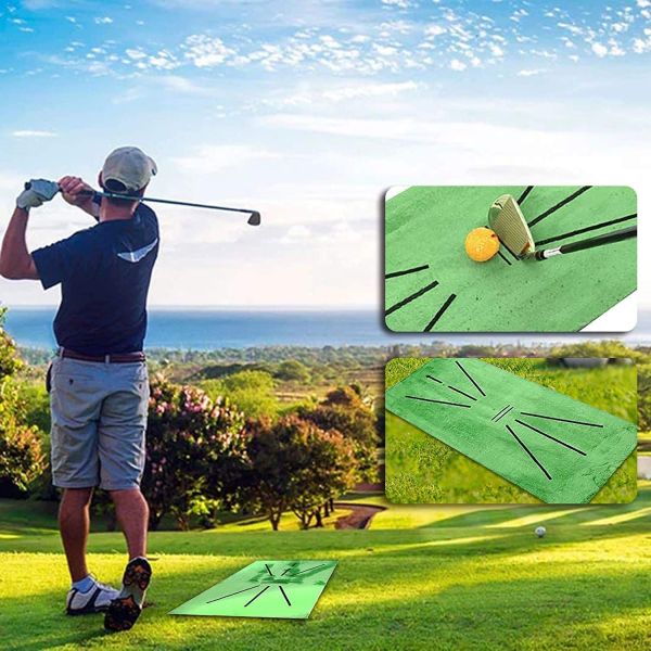 12"X24" Golf Training Mat Swing Detection Batting For Office