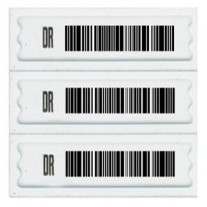 China Customized Cloth Anti Theft Label For Retail Security With Barcode Printing wholesale