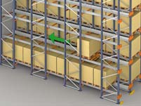 Pallet shuttle racking system material SS400/Q235B Corrosion Protection