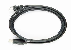 Honeywell Metrologic Scanner KB Wedge to USB Computer Data Cable With chip Custom Length Black Color