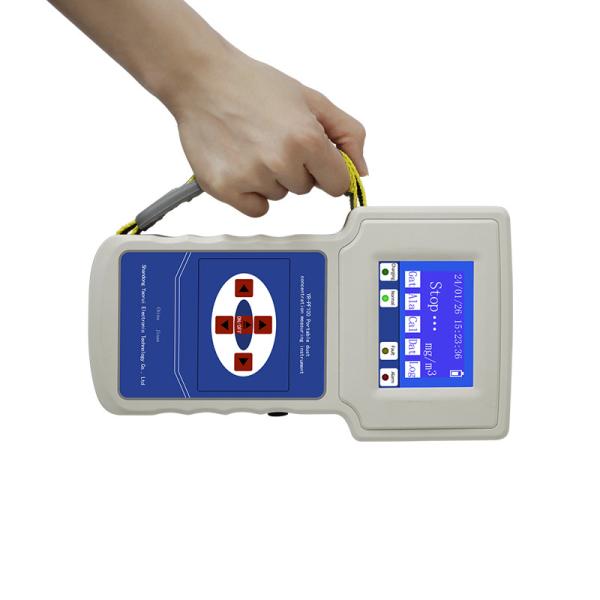 Quality ROHS Portable Dust Detector Meter Dust Concentration Tester Laser Dust Particle Counter for sale