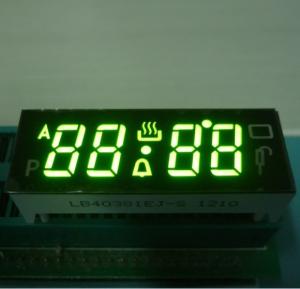 China Black Face Numeric LED Display , 7 Segment 4 Digit Display With 120C Operating Temperature wholesale