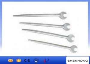 China 280 - 520mm Length Tower Erection Tools , Light Weight Sharp Tail Open - End Wrench wholesale