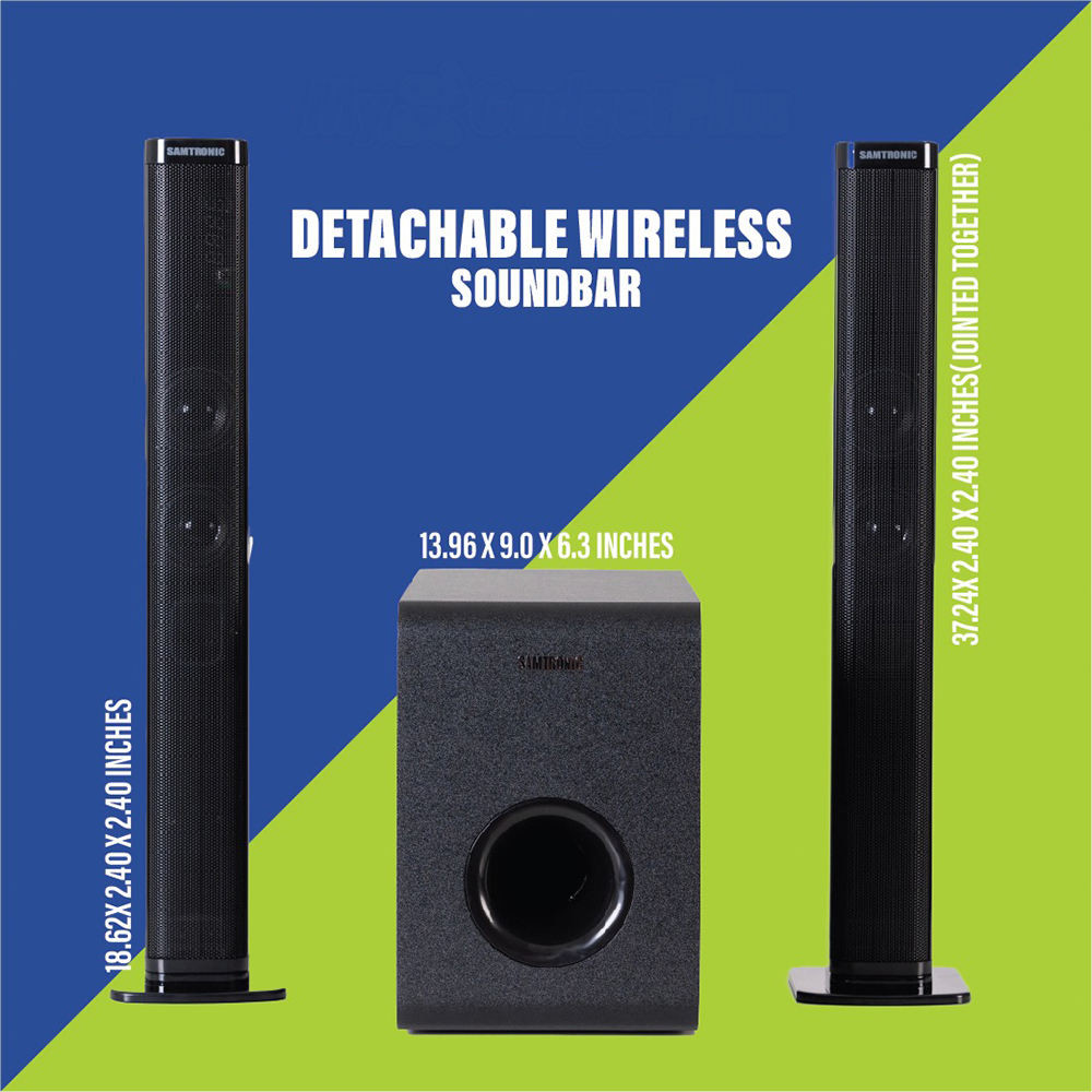 Wireless Bluetooth Soundbar With 5.1 Channel System And 230W Power Output