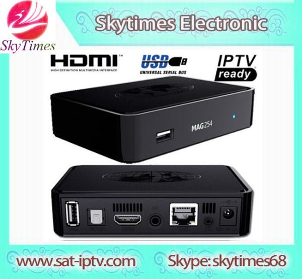 Quality MAG 254 IPTV OTT Set Top Box Internet TV STB with Wifi Adapter MAG254 for sale
