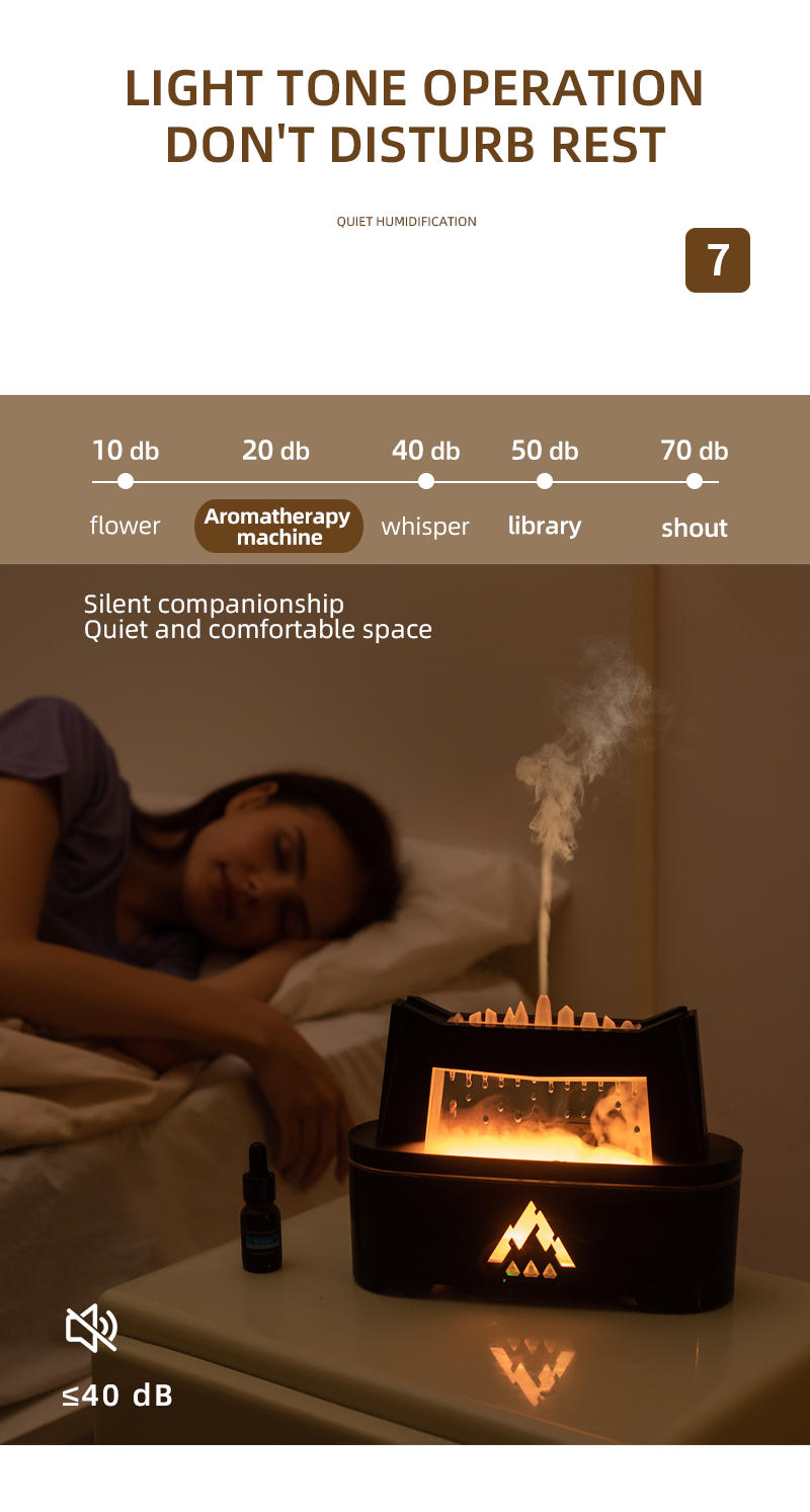 2023 Winter Christmas Promotion Raindrop Essential Oil Ultrasonic Aroma Diffuser Humidifier