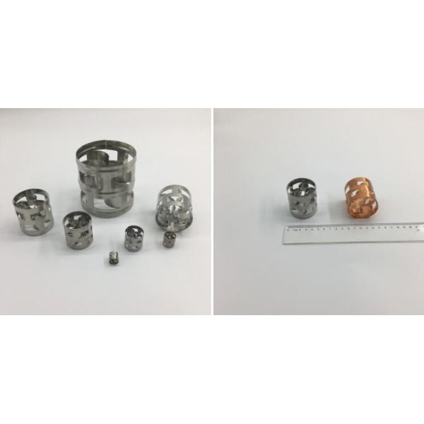 High Capacity Metal Random Packing High Free Volume For Gas Scrubbing 38mm