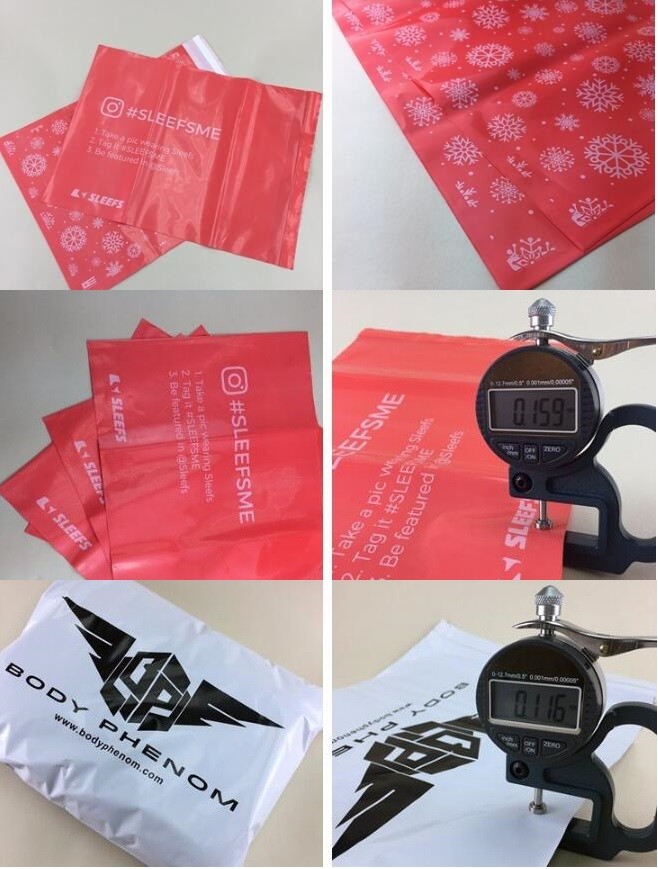 cornstarch made biodegradable and compostable courier mailing plastic shipping packaging bag with custom logo CLOTH PACK