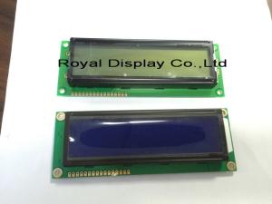 China STN 16x2 Character Lcd Display Module White LED Backlight RYB1602B wholesale