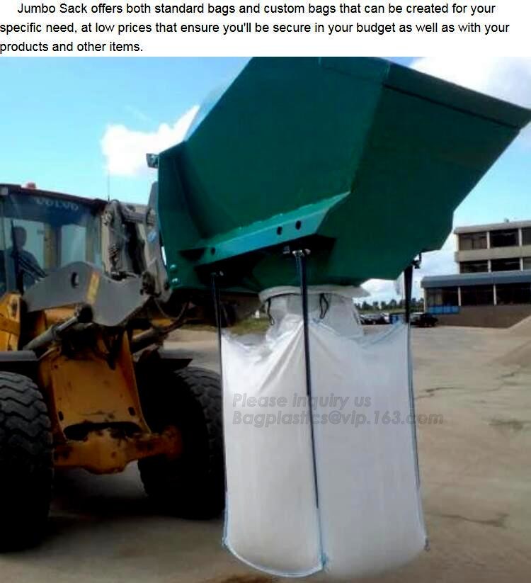 customizable PP u-panel baffle big bag /coated white woven PP jumbo bag/ventilated 4 panel baffle bag/all colors availab