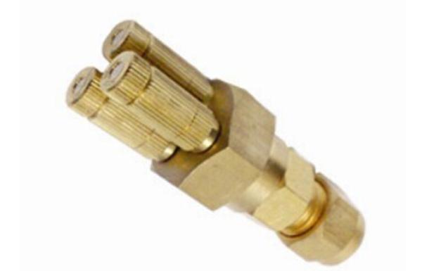 Quality Artificial Fogging High Pressure Three Holes Terminal Connectors for Pool Fog Machine for sale