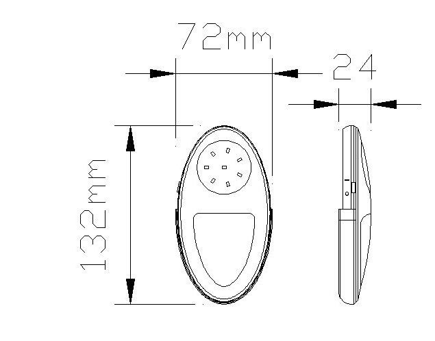 30000 Hours Lifespan SL-LED303 Battery Operated IR Sensor LED Cabinet Light and Drawer Light