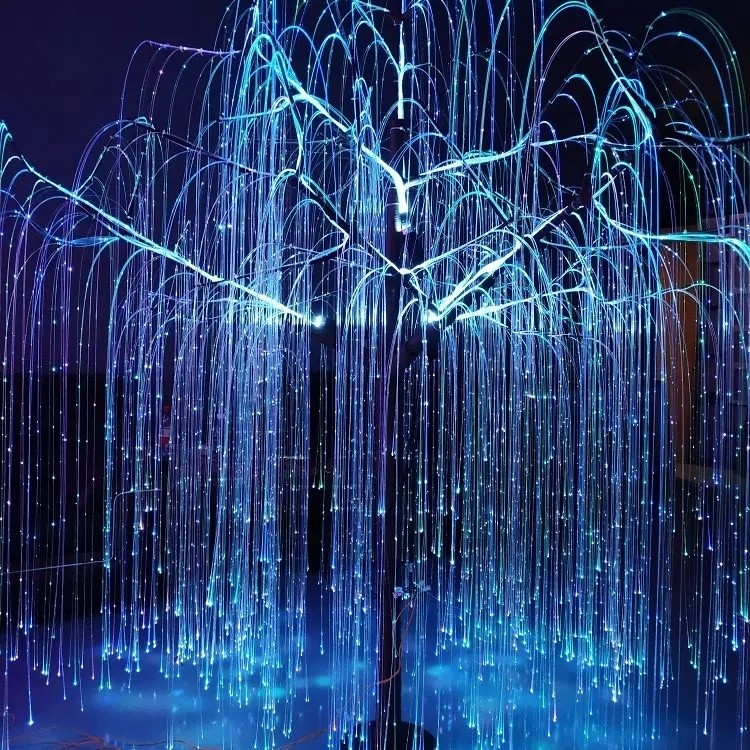 Custom chandelier Hotel Project fiber optic wedding chandelier(WH-NC-119)